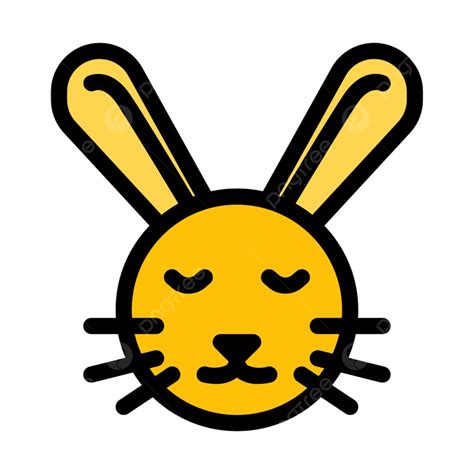 Easter Bunny Rabbit Clipart Vector Easter Bunny Face Rabbit Toy Face Icon Easter Png Image