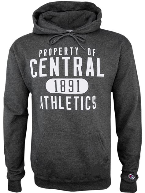 Wildcat Shop Champion CWU Graphite Hood Sweatshirt