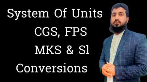 Units And Measurements Class System Of Units Lectures Of Physics