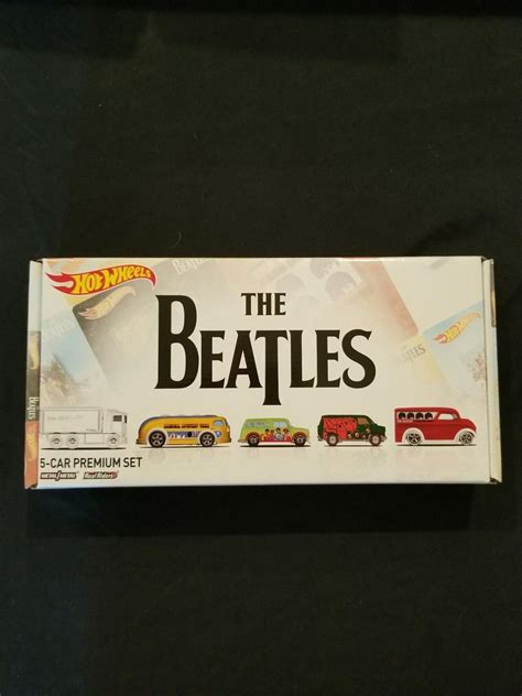 The Beatles Hot Wheels Car Premium Set Bnib Limited Adult Collector