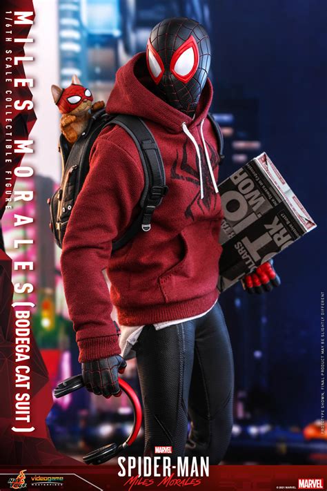 Hot Toys VGM 50 Marvels Spider Man Miles Morales Bodega Cat Suit Hot Toys Complete Checklist