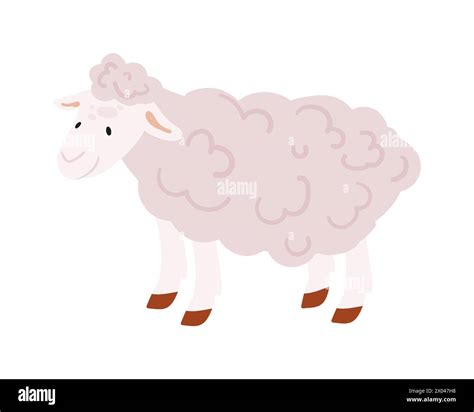 Sheep Animal Farm Farming Activity Ranch Animal Growing Flat Vector