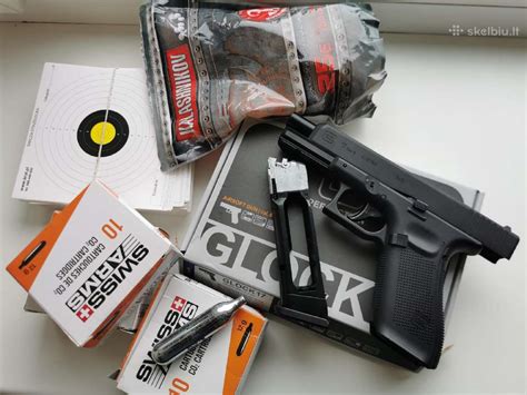 Airsoft Pistoletas Glock 17 Gen 5 Co2 Umarex Repli Skelbiu Lt