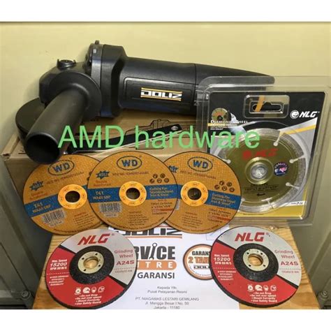 DOLIZ BA730 Mesin Gurinda Gerinda Grinda Tangan Listrik Angle Grinder