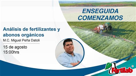 Taller Gratuito Online Análisis de fertilizantes y abonos orgánicos