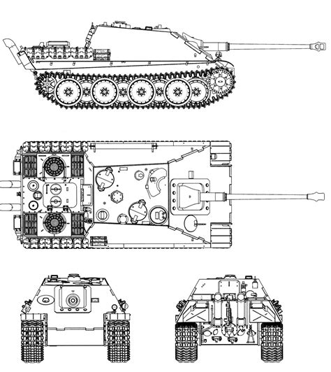 Las Cosicas Del Panzer Vistas Del Jagdpanther Y Las 2 Versiones Del