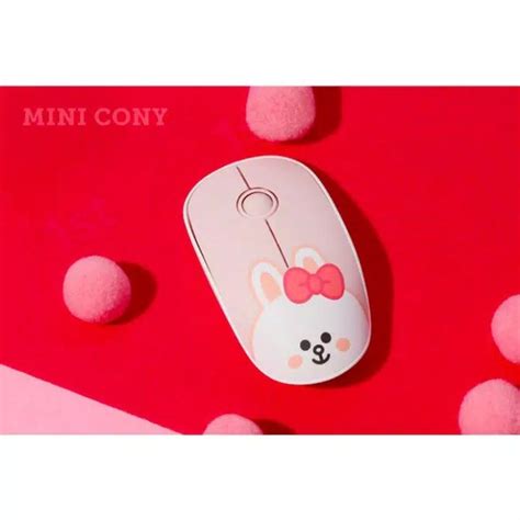 Jual Ori Import Line Friends Brown Conny Sally Retro Mouse Cursor