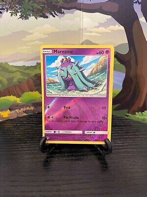 Mareanie 105 214 Lost Thunder Common Reverse Holo Pokemon Card