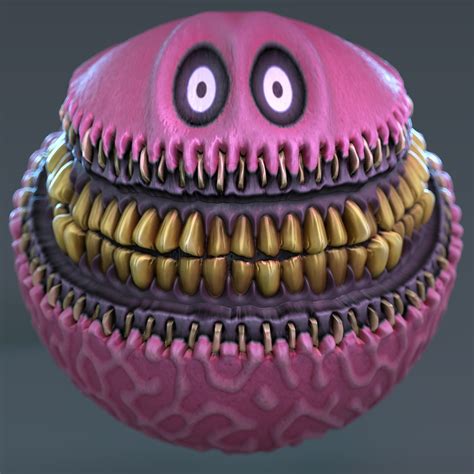 Mr Kumodot Bigsmile Monster Procedural Character