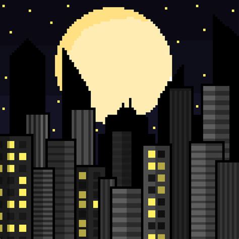 Pixilart City Night By Timmytimbits