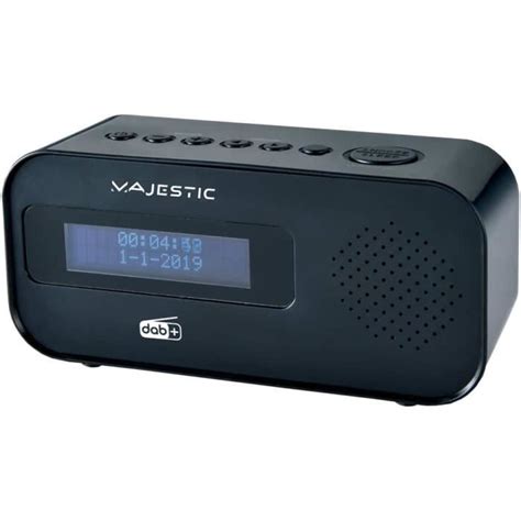 RS 115 Dab Radio réveil Dab Dab FM écran LCD entrée AUX in réveil