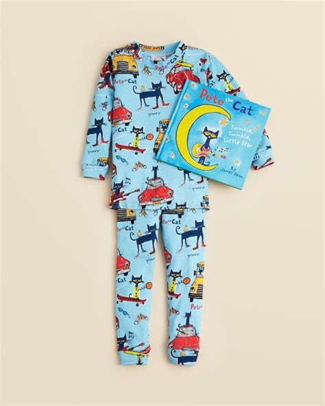 Books To Bed Boys Pete The Cat Pajama Set And Book Sizes 2t 4t Kids