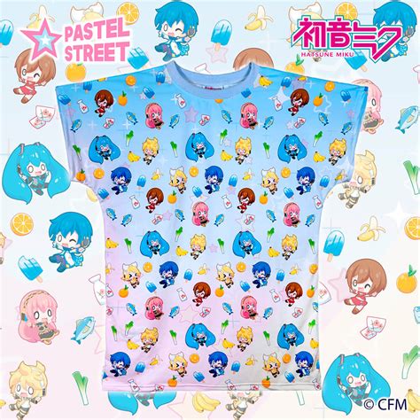 Food Remix T Shirt Feat Hatsune Miku Kagamine Rin Kagamine Len