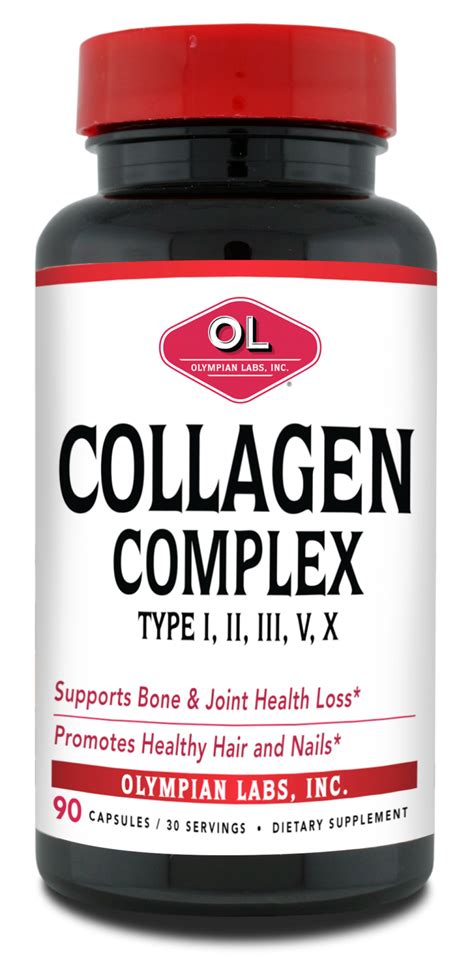 Collagen Complex Type I Ii Iii V X Olympian Labs