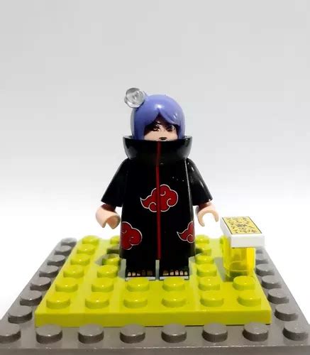 Minifigura Lego Naruto Shippuden Konan Traje Akatsuki Meses sin interés