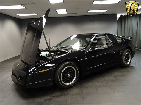 1987 Pontiac Fiero Gt 33422 Miles Black Coupe 28l V6 Fi 4 Speed Automatic