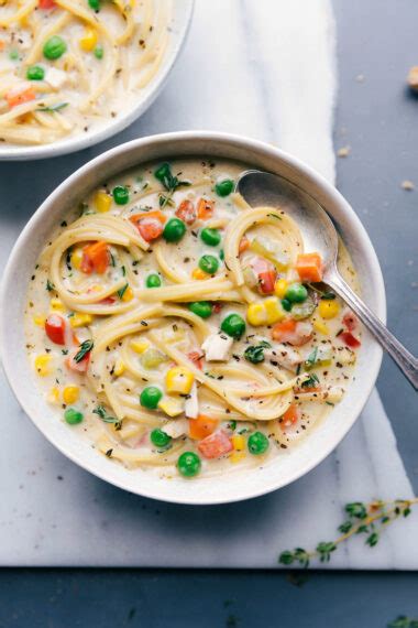 Creamy Chicken Noodle Soup Chelsea S Messy Apron