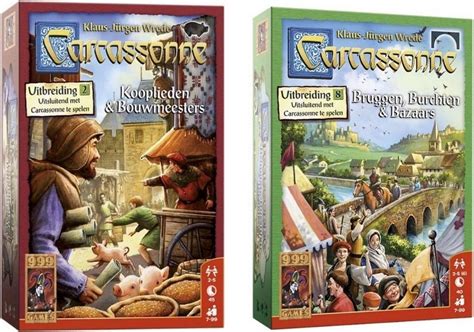 Spellenbundel 2 Stuks Carcassonne Kooplieden En Bouwmeesters