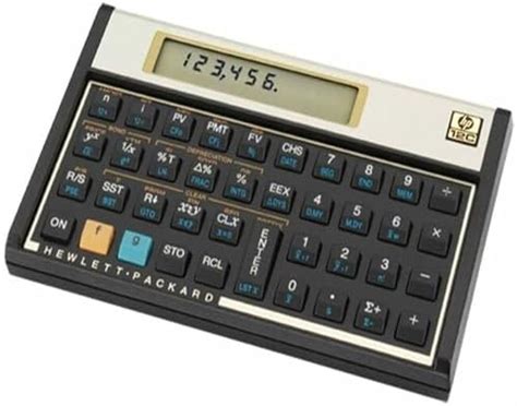 HP Calculadora Financiera 12C 45 Black47 Gold Amazon Mx