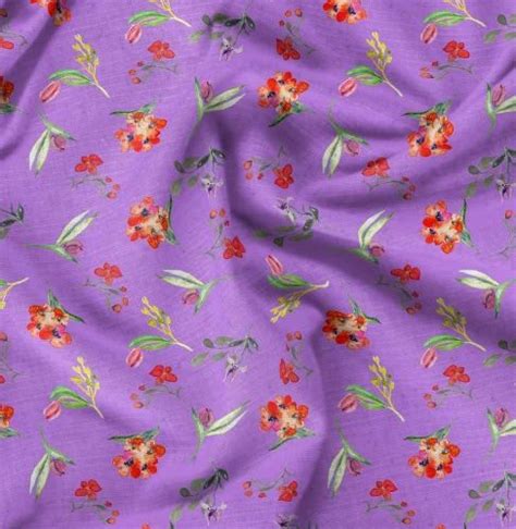 Viscose Rayon Digital Printed Viscose Fabric For Coat Set Floral