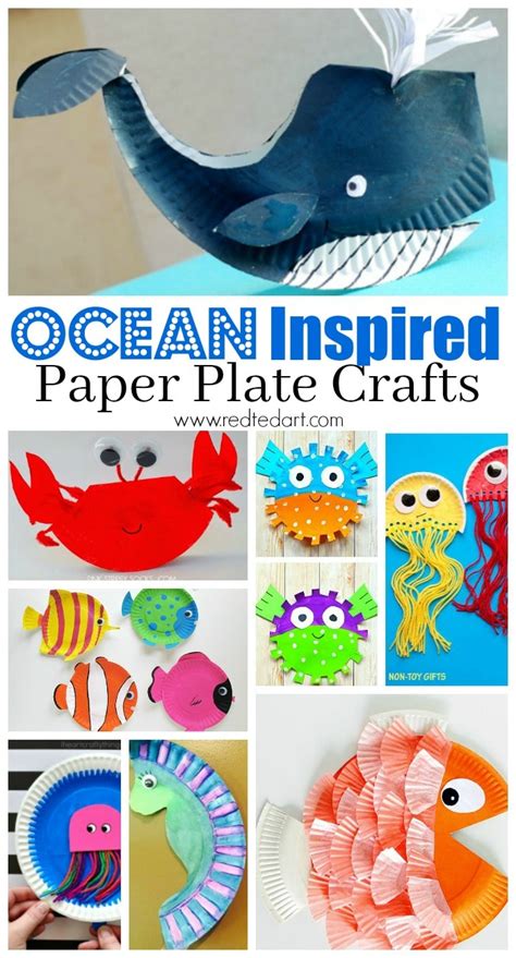 Under The Sea Paper Plate Crafts Red Ted Arts Blog