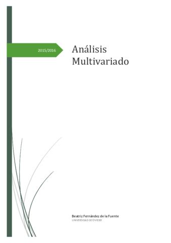 Analisis Multivariado Pdf