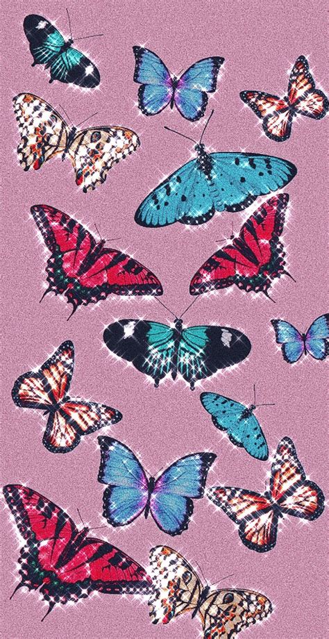 Cute Aesthetic Pink Butterfly Wallpapers Wallpaper Cave