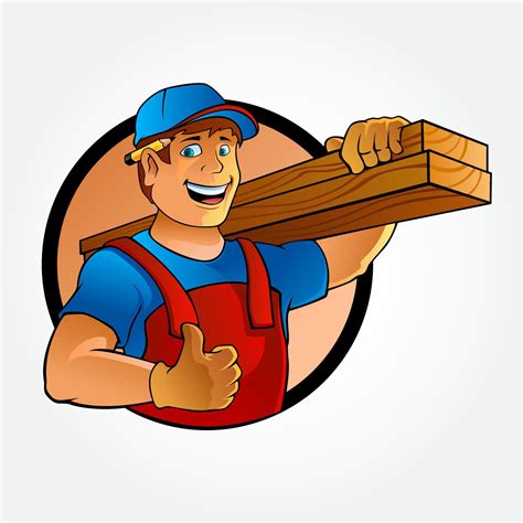 Carpenter Cartoon Illustration Cartoon Illustration Of A Handyman