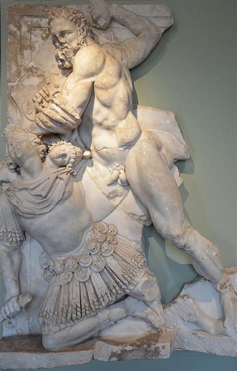 The Labours Of Hercules Marble Relief Discovered At The Site Of The