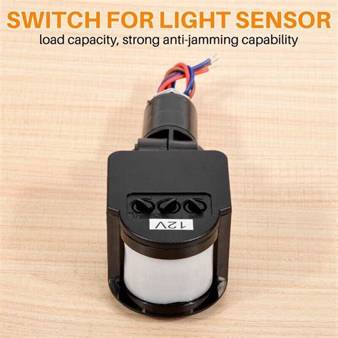 5X Outdoor 12V DC Automatic Infrared PIR Motion Sensor Switch For LED