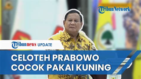 Prabowo Di Golkar Institute Saya Berasa Kembali Ke Almamater Masih