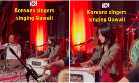 Korean singers sing qawwali, video goes viral - APN News