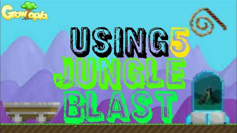 Growtopia Using 5 Jungle Blast Youtube