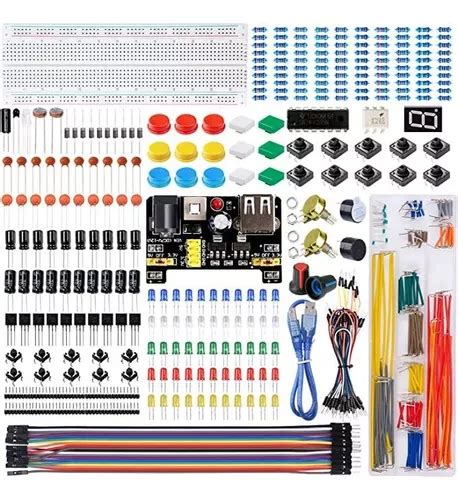 Kit Componente Electrónico Para Arduino Uno Con Raspberry Pi Meses