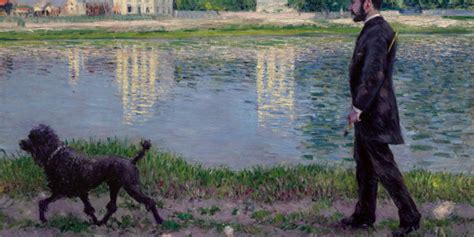 Un Hombre Y Su Perro Gustave Caillebotte Historia Arte Ha