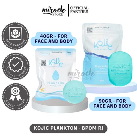 Jual MIRACLE STORE SABUN KOJIC PLANKTON SOAP 40GR 90GR SABUN KOJIC