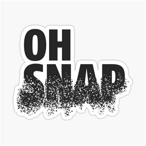 "Avengers Oh Snap! " Sticker for Sale by jabberdashery | Redbubble