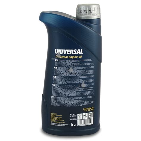 Купить моторное масло Mannol Universal 15W-40 в СПб