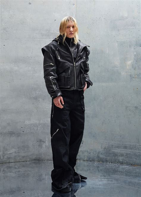 ASTRO LEATHER JACKET BLACK UNISEX – NO/FAITH STUDIOS