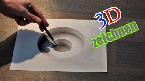 3D Zeichnen Illusion Malen Zeitraffer 3d Zeichnen 3d Zeichnungen