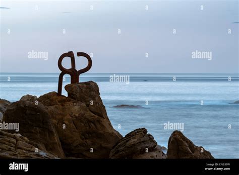 Peine Del Viento Sculptures By Eduardo Chillida Banque De Photographies