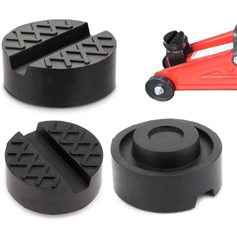 Floor Slotted Car Jack Rubber Pad Frame Protector Adapter Jacking Tool