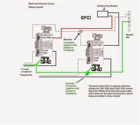 Electric Work Gfci Multi Wired Branch Circuit