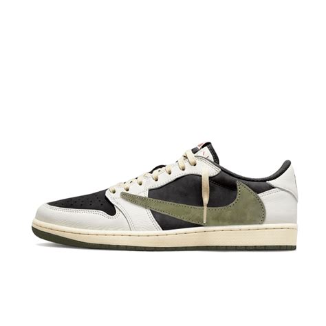 Travis Scott X Air Jordan 1 Low Og Sp Wmns Olive Dz4137 106