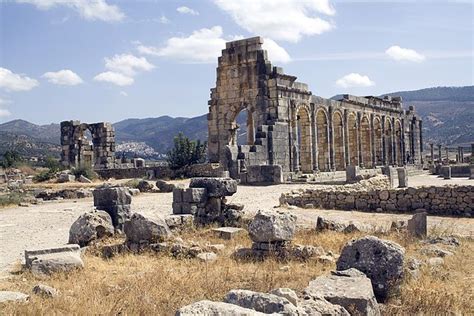 North Africas Roman Ruins Ruins North Africa Volubilis