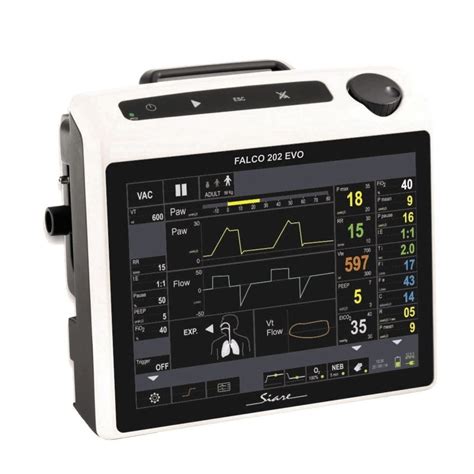 Intensive Care Ventilator Falco 202 EVO Siare Emergency