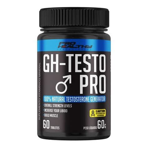 Pré Hormonal Gh Testo Pro 60 Tabletes Pro Healthy Submarino