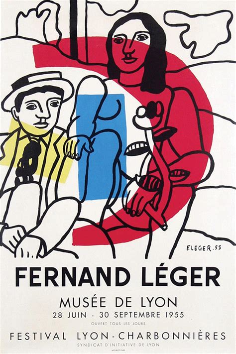 Sold Price Poster By Fernand L Ger Mus E De Lyon Fernand L Ger