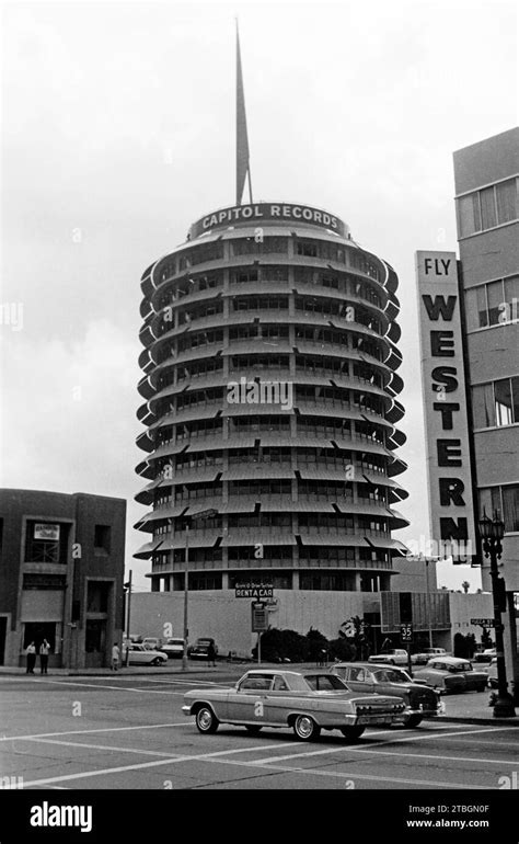 Blick Auf Den Capitol Tower Hauptquartier Von Capitol Records Erbaut