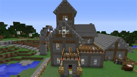 Gro Es Mittelalterliches Haus Minecraft Minecraft Mittelalter Haus